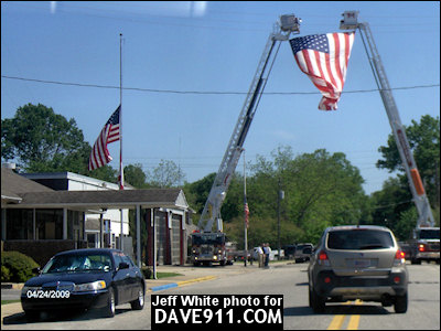 Assistant Chief Jim Looney Funeral - Childersburg Fire & Rescue